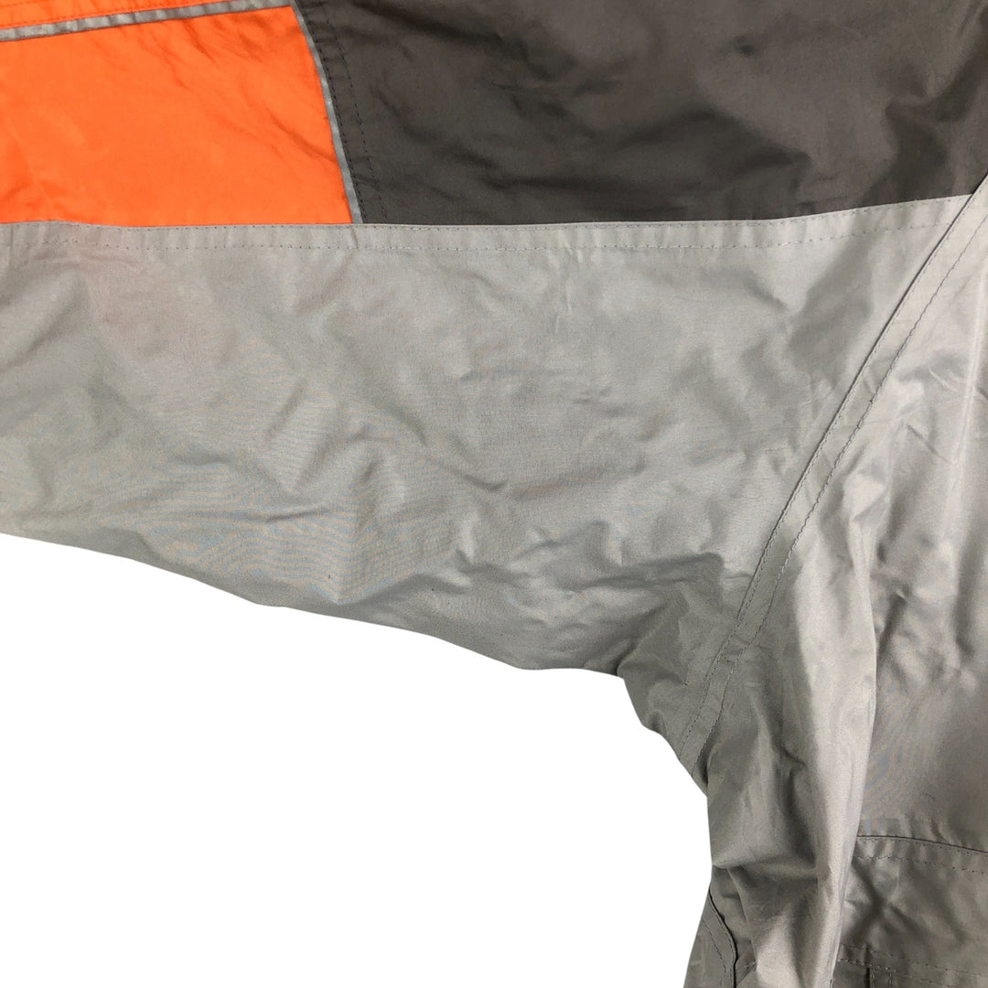 Oversized Harley-Davidson back logo windbreaker, men's size XXXL polyester gray type Vintage Second Hand