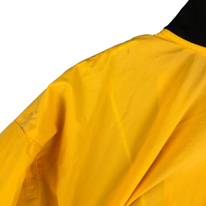 90'S Nautica Half-Zip Paddling Jacket, Men's XL, Vintage Nylon yellow type Vintage Second Hand