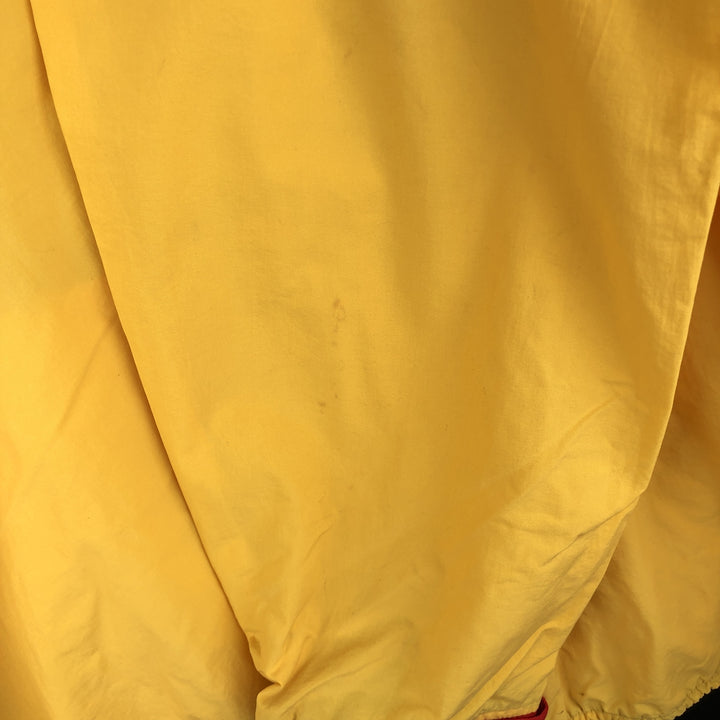 90'S Nautica Half-Zip Paddling Jacket, Men's XL, Vintage Nylon yellow type Vintage Second Hand