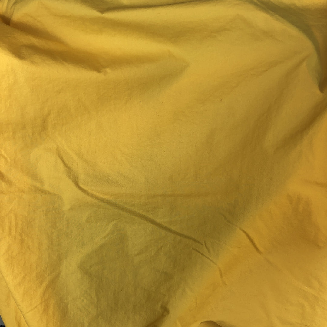 90'S Nautica Half-Zip Paddling Jacket, Men's XL, Vintage Nylon yellow type Vintage Second Hand