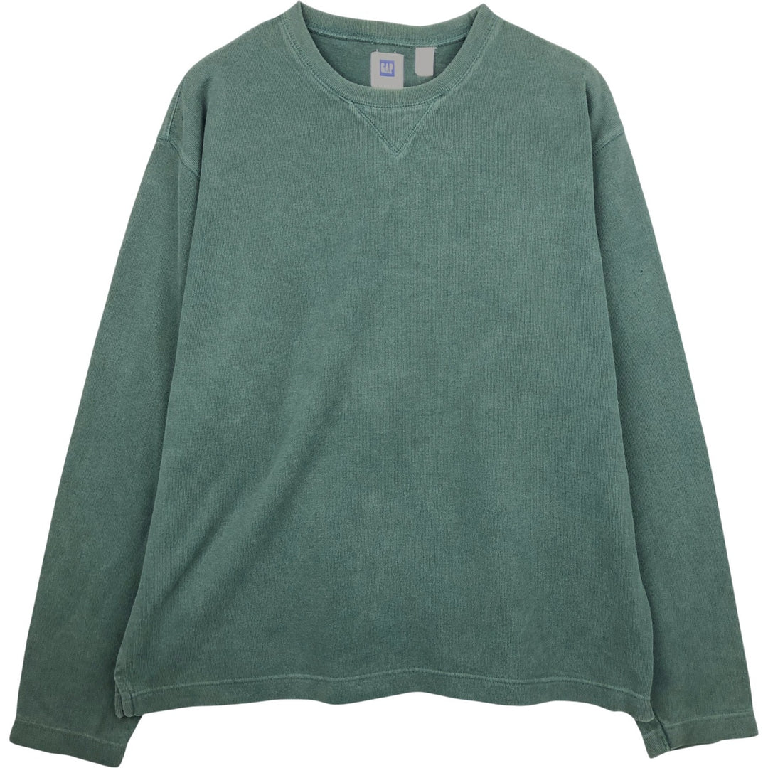 GAP Thermal Long T-Shirt, Men's Size L cotton Khaki type Vintage Second Hand