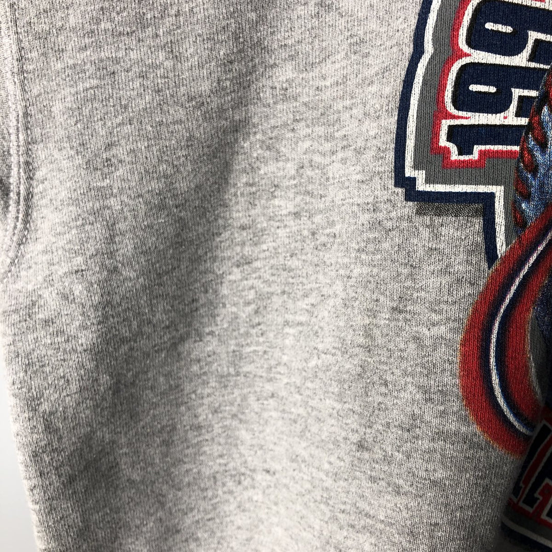 Vintage 90'S Starter MLB Cleveland Indians Logo Sweatshirt, Made in USA, Men's XL cotton gray type Vintage Second Hand