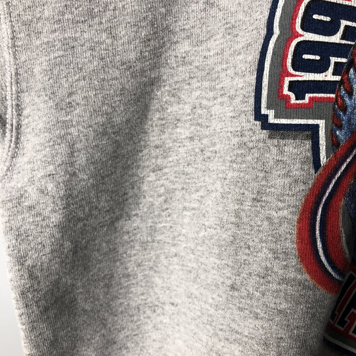 Vintage 90'S Starter MLB Cleveland Indians Logo Sweatshirt, Made in USA, Men's XL cotton gray type Vintage Second Hand