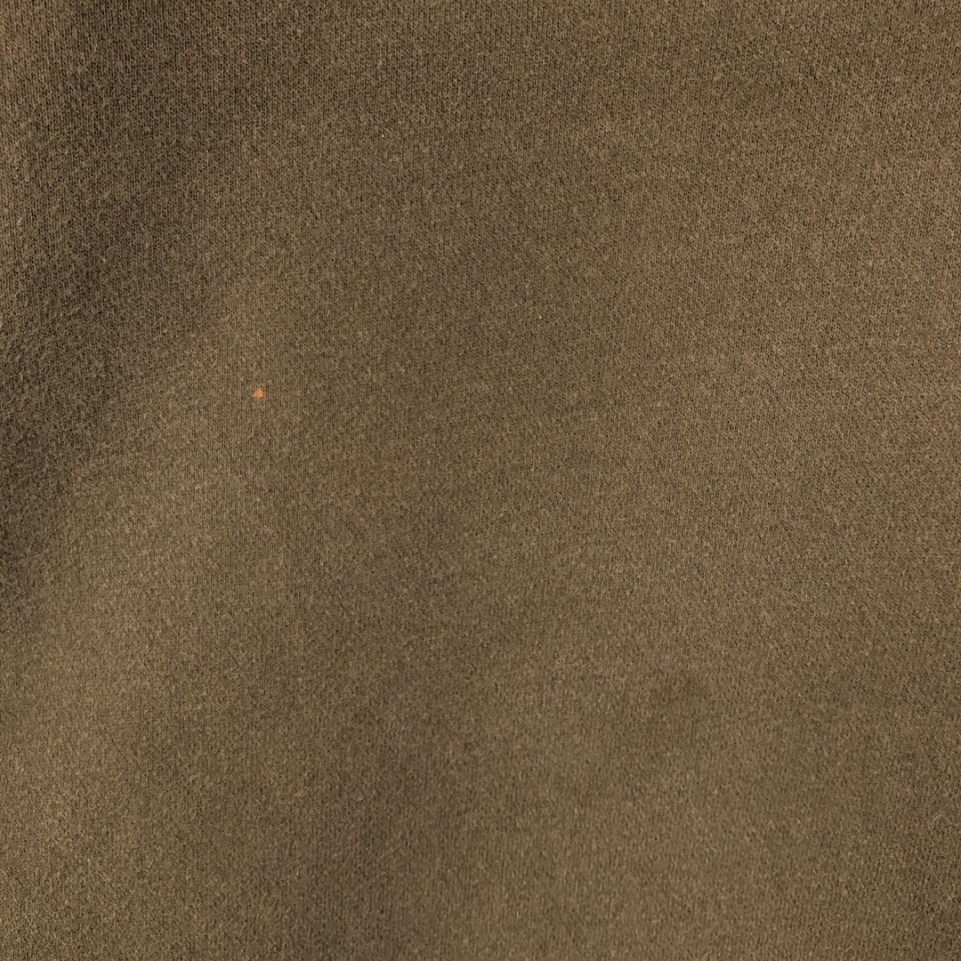 Columbia Logo Sweatshirt, Men's Size L cotton Khaki type sage green Vintage Second Hand