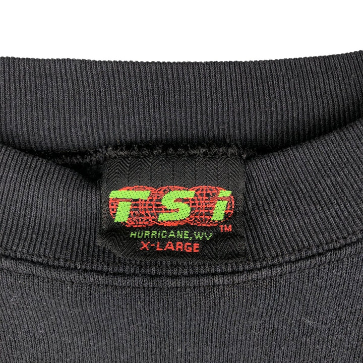 Vintage 1990'S TSI Ohio State University college sweatshirt, size XL, men's unclear black type Vintage Second Hand