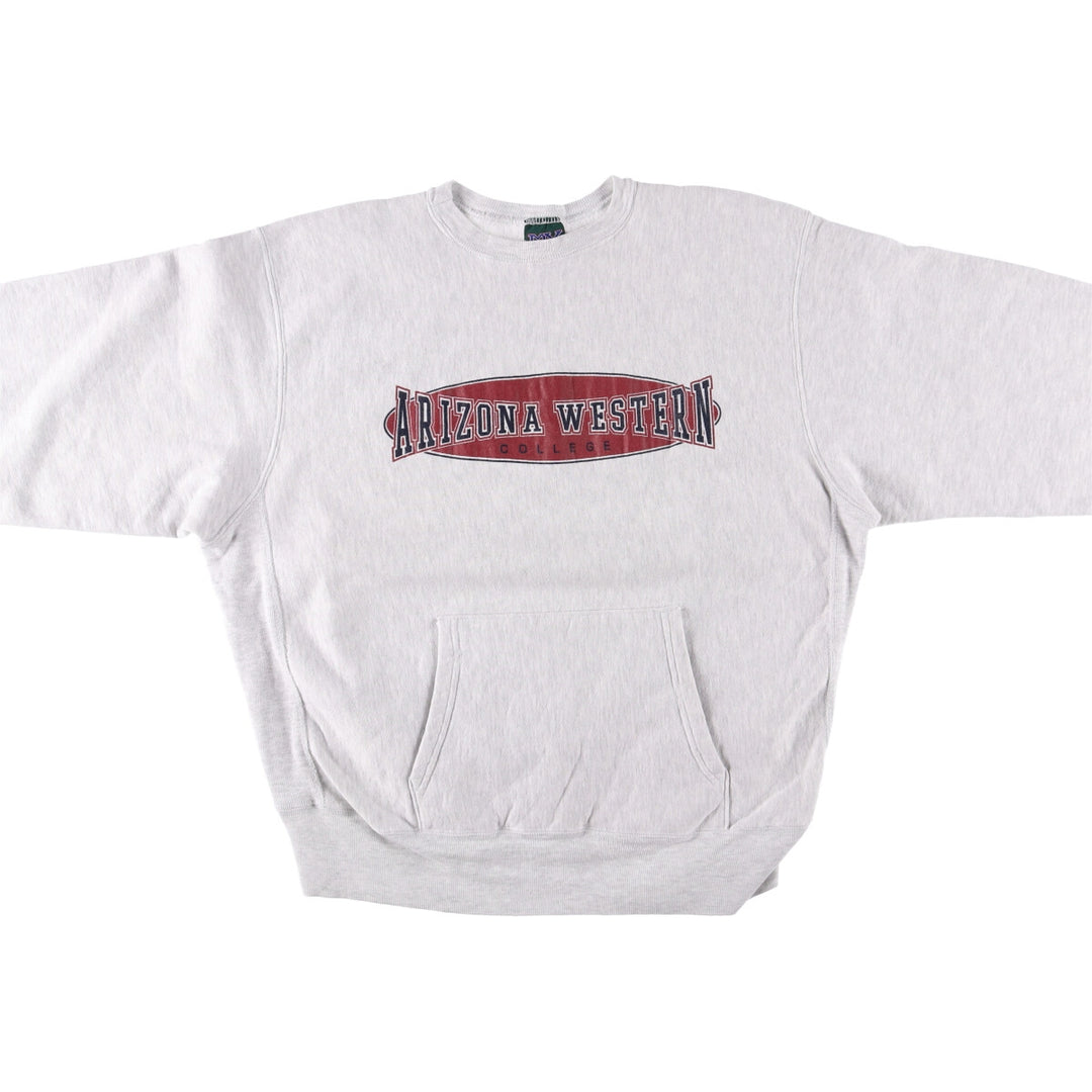 Vintage 90'S MV SPORT PRO WERVE college sweatshirt, made in the USA, men's size XL cotton gray type Vintage Second Hand