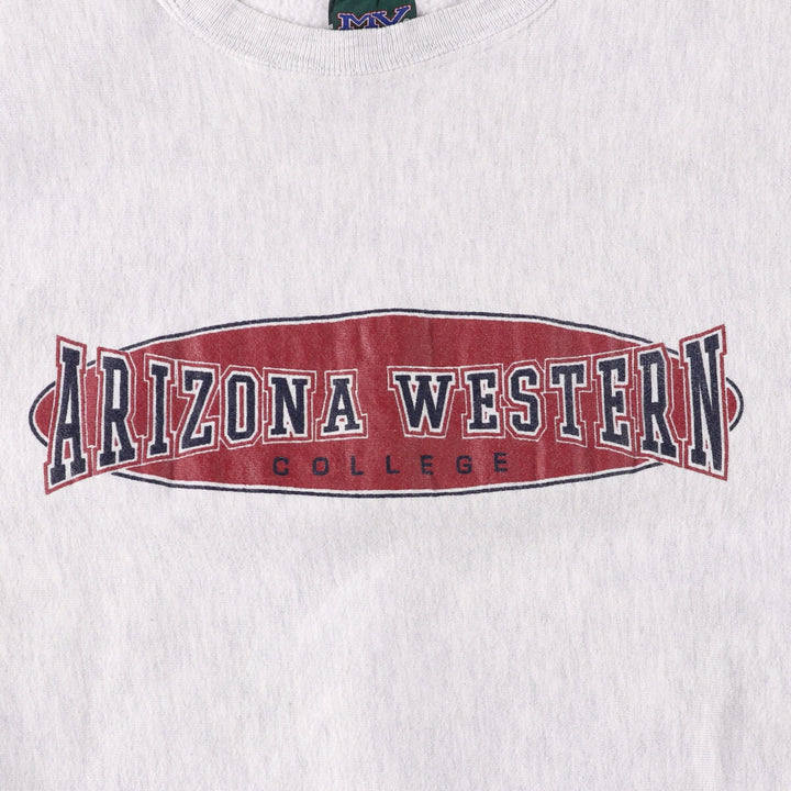 Vintage 90'S MV SPORT PRO WERVE college sweatshirt, made in the USA, men's size XL cotton gray type Vintage Second Hand