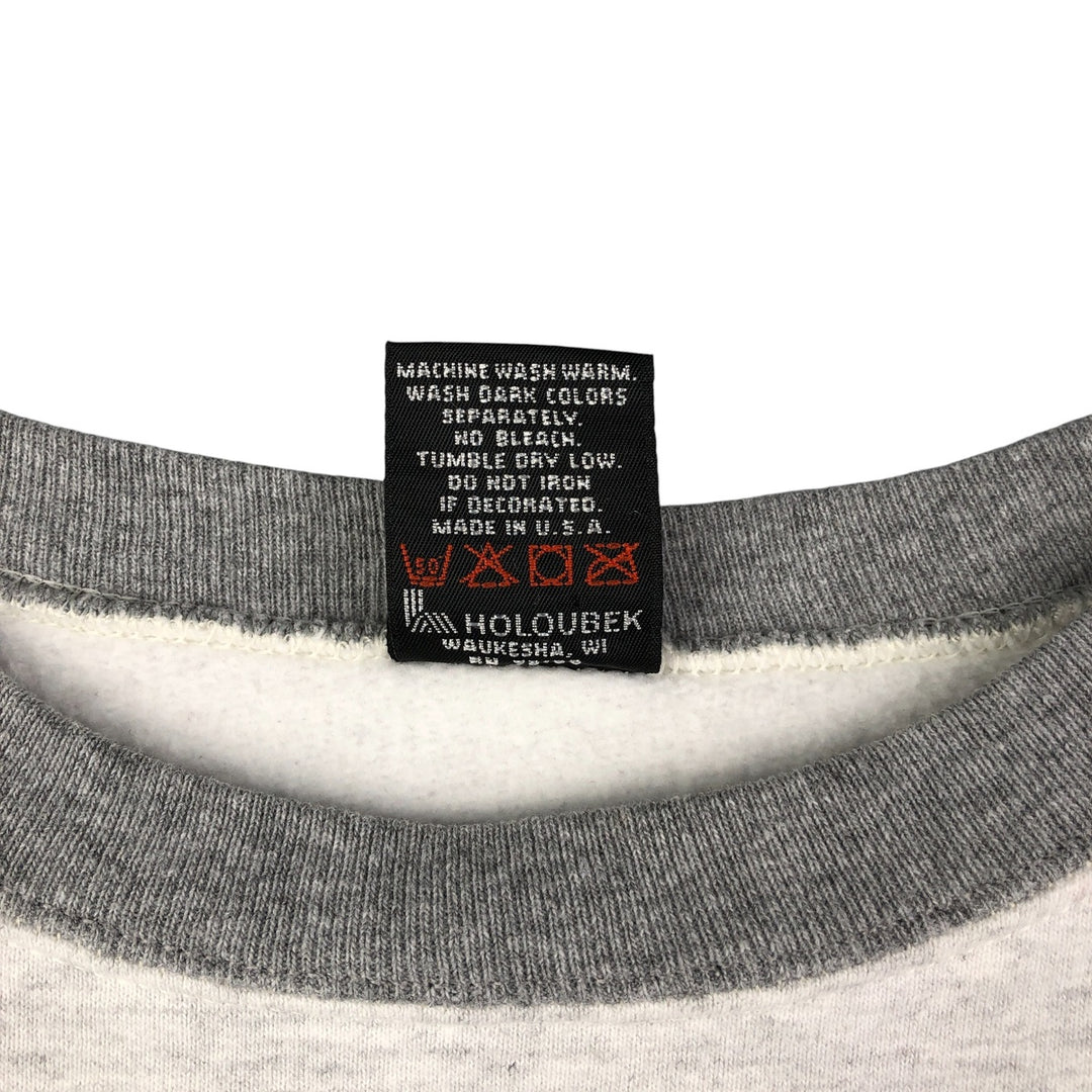 Vintage 1990'S Harley-Davidson Advertising Sweatshirt, Made in USA, Men's XL cotton gray type Vintage Second Hand