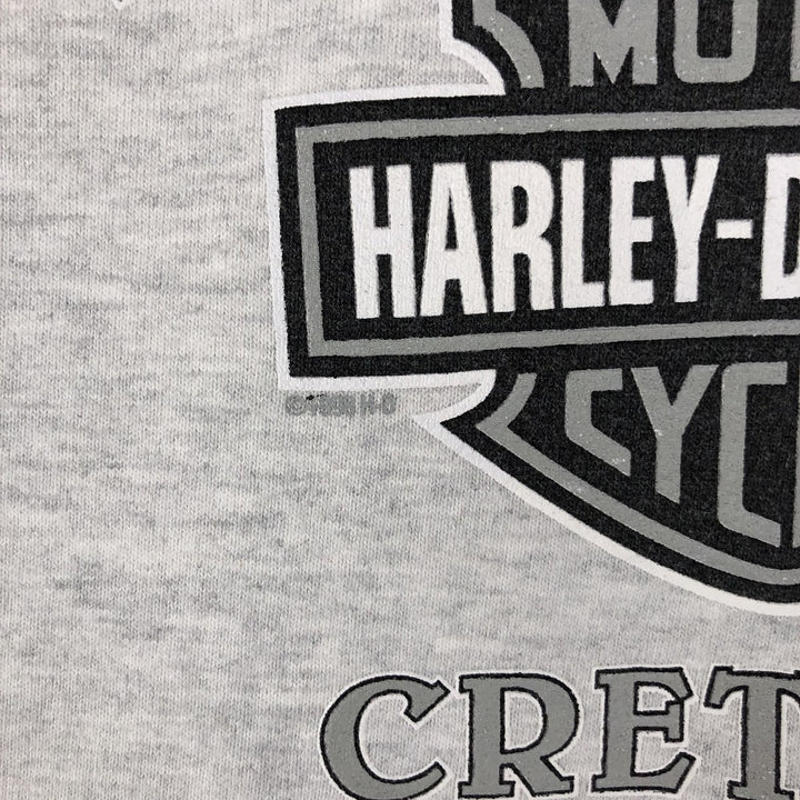 Vintage 1990'S Harley-Davidson Advertising Sweatshirt, Made in USA, Men's XL cotton gray type Vintage Second Hand