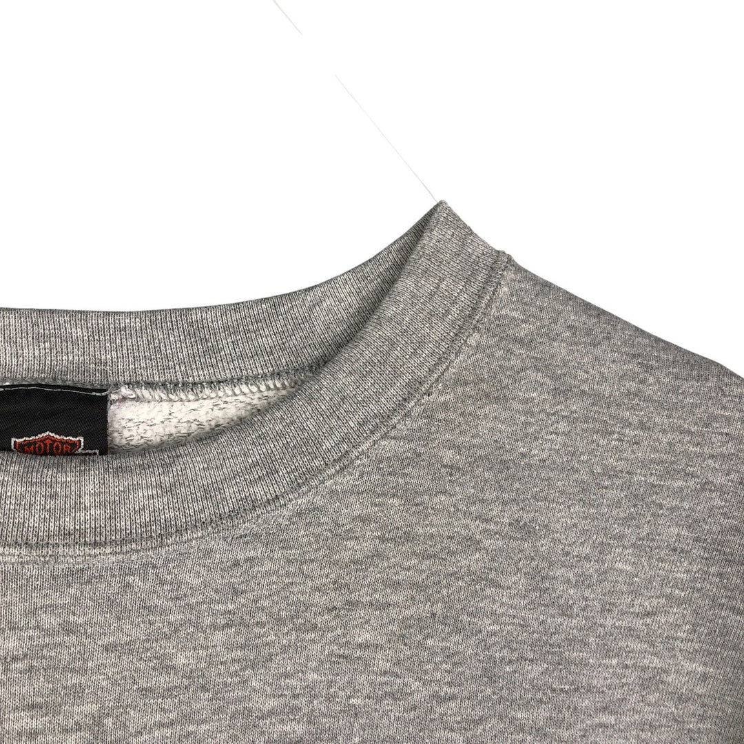 Vintage 1990'S Harley-Davidson Advertising Sweatshirt, Made in USA, Men's XXL cotton gray type Vintage Second Hand