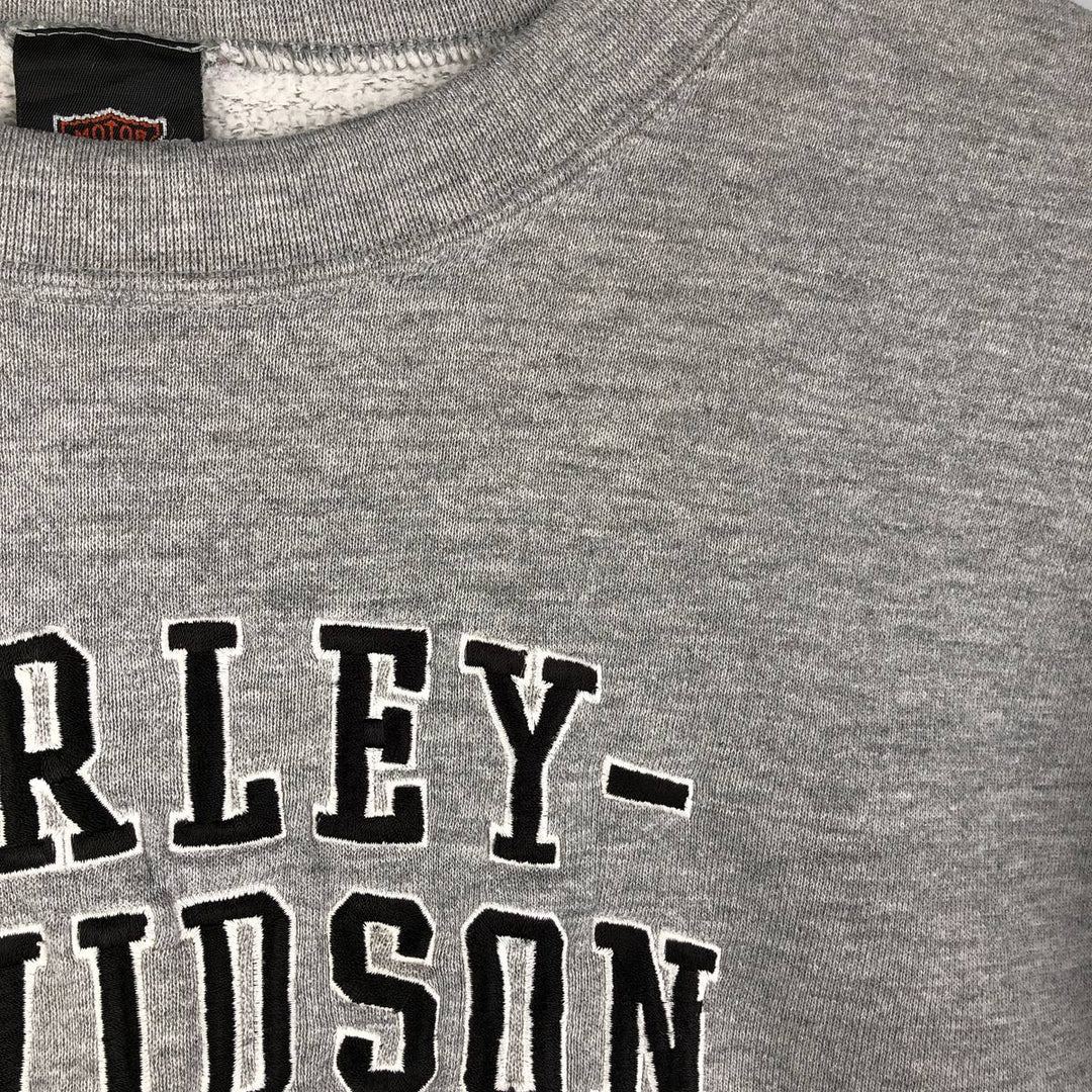 Vintage 1990'S Harley-Davidson Advertising Sweatshirt, Made in USA, Men's XXL cotton gray type Vintage Second Hand