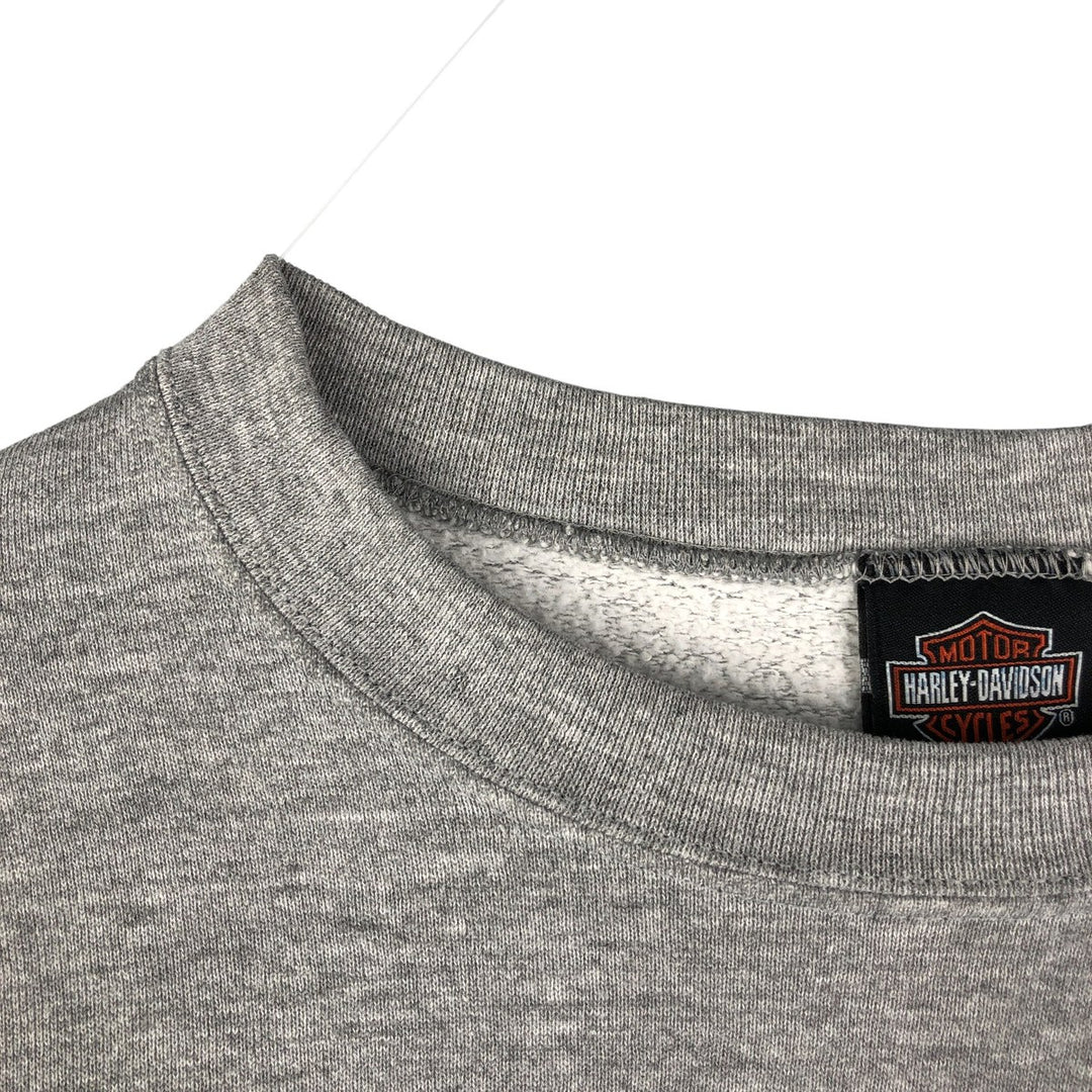 2000'S Harley-Davidson Tribal Advertising Sweatshirt, Men's XXL unclear gray type Vintage Second Hand