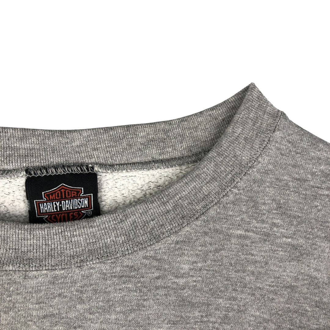 2000'S Harley-Davidson Tribal Advertising Sweatshirt, Men's XXL unclear gray type Vintage Second Hand
