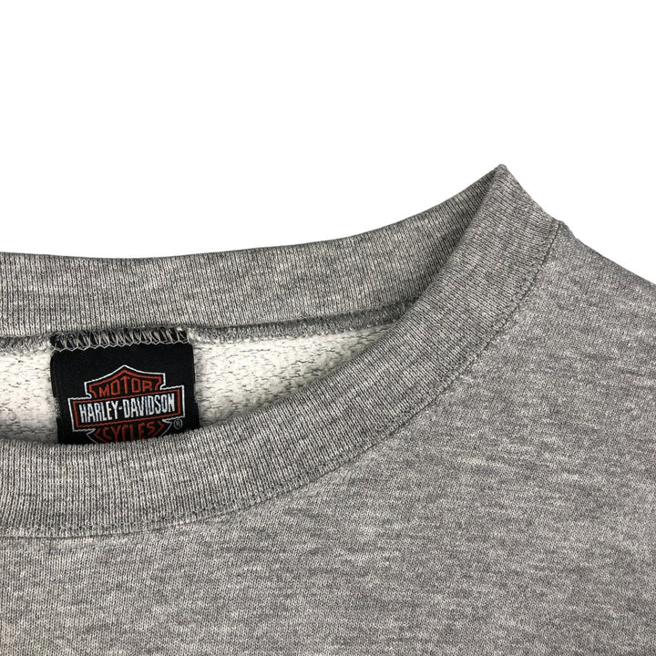2000'S Harley-Davidson Tribal Advertising Sweatshirt, Men's XXL unclear gray type Vintage Second Hand