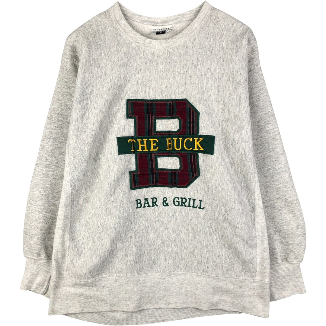 Vintage Lee Advertising sweatshirt, Made in USA, Men's XL. unclear gray type Vintage Second Hand