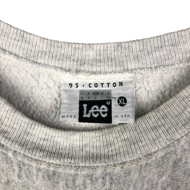 Vintage Lee Advertising sweatshirt, Made in USA, Men's XL. unclear gray type Vintage Second Hand