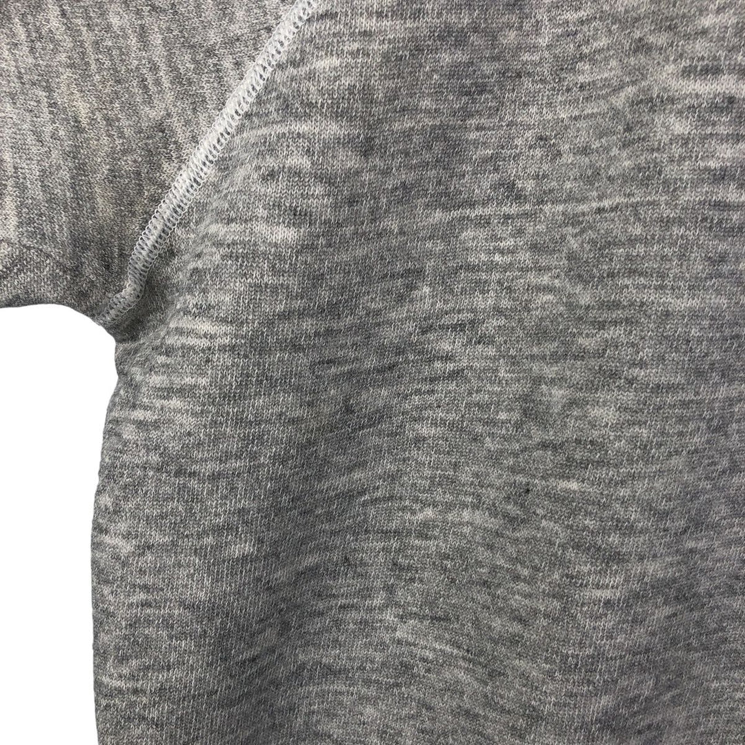 Vintage 1980'S Hanes blue tag advertising sweatshirt, made in the USA, men's size XL cotton gray type Vintage Second Hand
