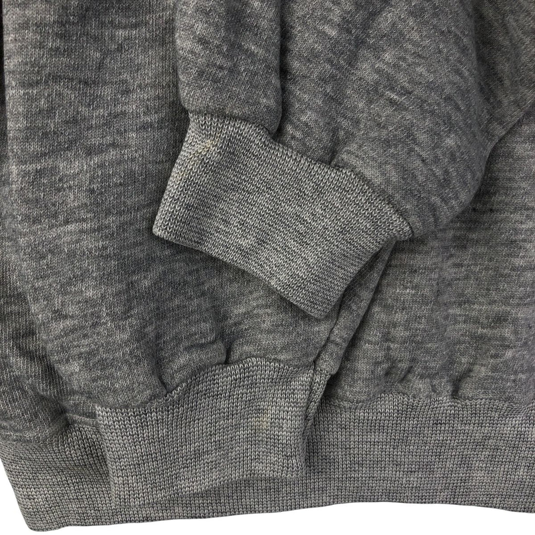 Vintage 1980'S Hanes blue tag advertising sweatshirt, made in the USA, men's size XL cotton gray type Vintage Second Hand