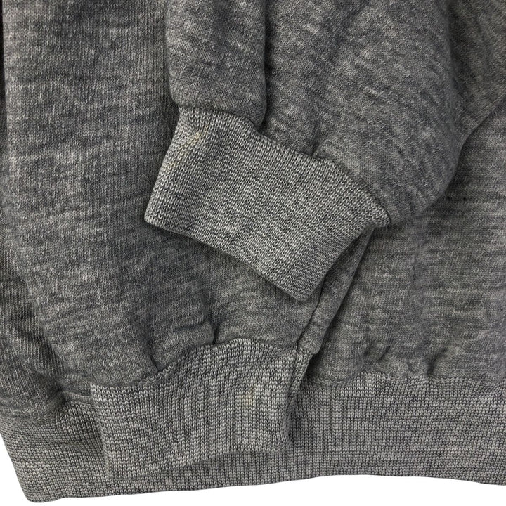 Vintage 1980'S Hanes blue tag advertising sweatshirt, made in the USA, men's size XL cotton gray type Vintage Second Hand