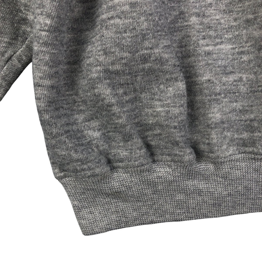 Vintage 1980'S Hanes blue tag advertising sweatshirt, made in the USA, men's size XL cotton gray type Vintage Second Hand