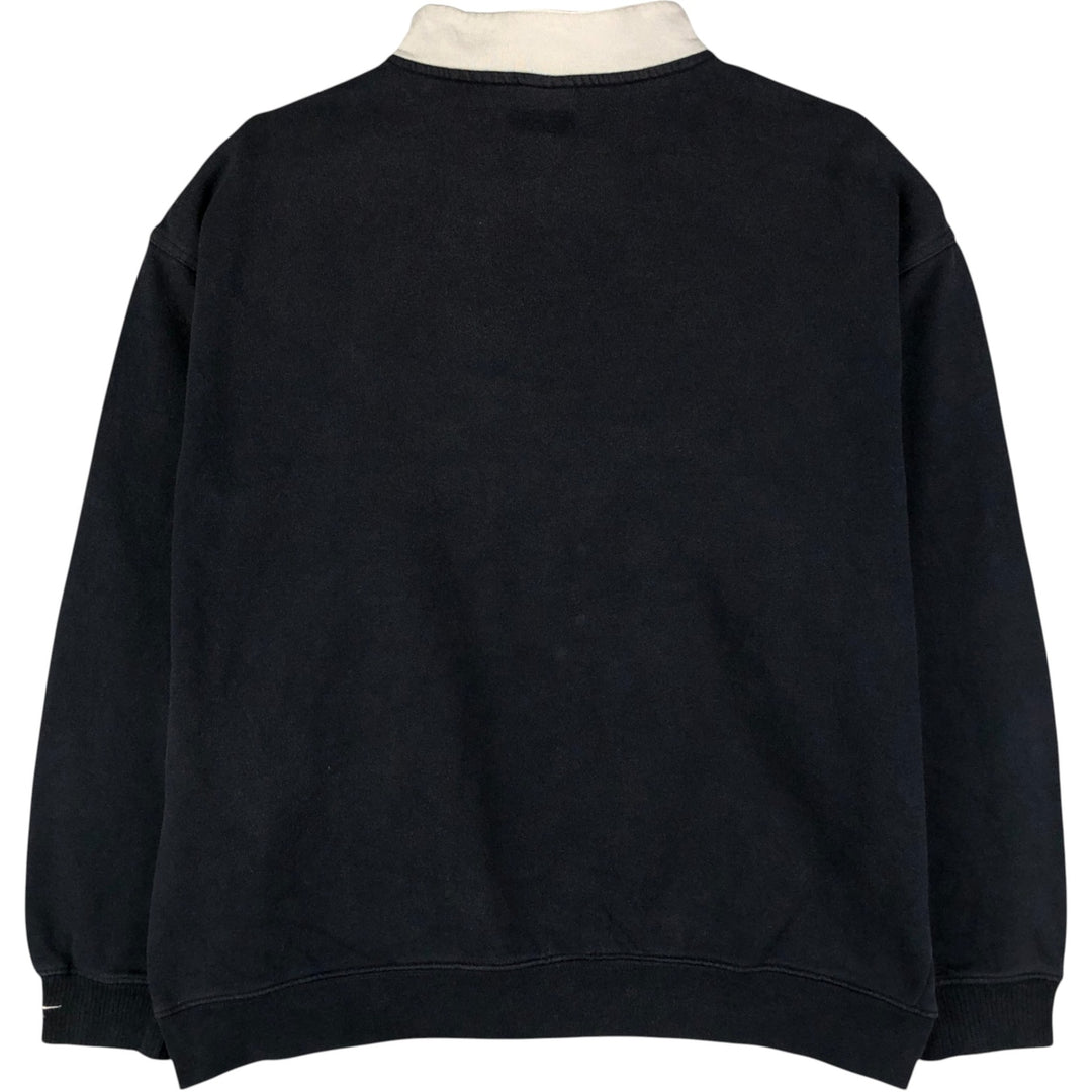 2000s~ Reebok Two-Tone Half-Zip Sweatshirt, Men's XXL unclear pale white type Vintage Second Hand