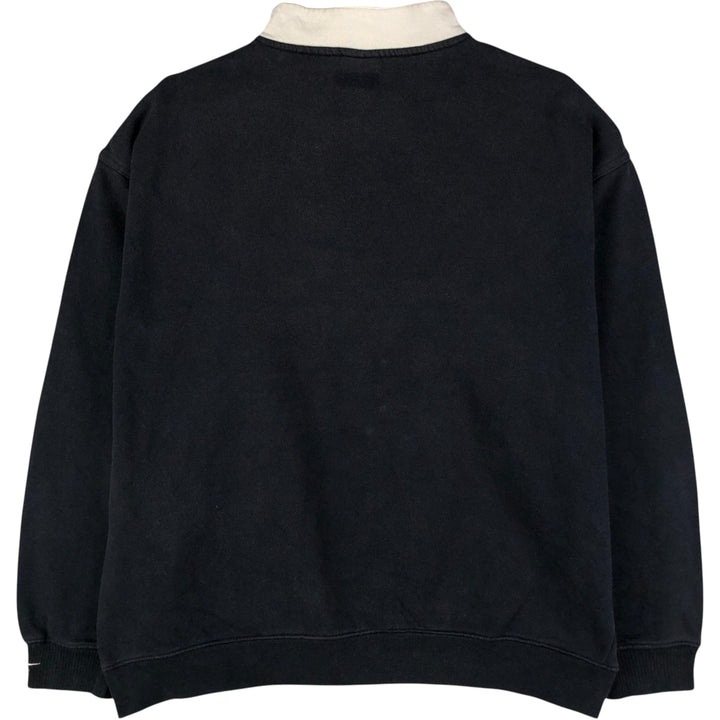 2000s~ Reebok Two-Tone Half-Zip Sweatshirt, Men's XXL unclear pale white type Vintage Second Hand