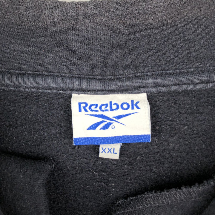 2000s~ Reebok Two-Tone Half-Zip Sweatshirt, Men's XXL unclear pale white type Vintage Second Hand