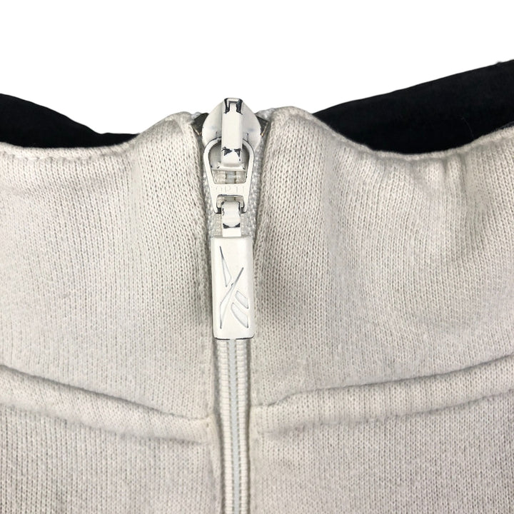 2000s~ Reebok Two-Tone Half-Zip Sweatshirt, Men's XXL unclear pale white type Vintage Second Hand