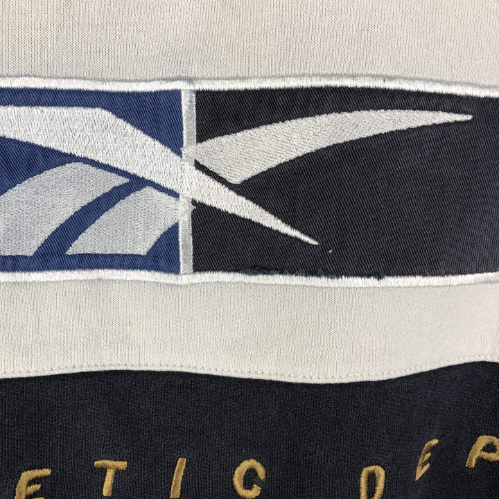 2000s~ Reebok Two-Tone Half-Zip Sweatshirt, Men's XXL unclear pale white type Vintage Second Hand