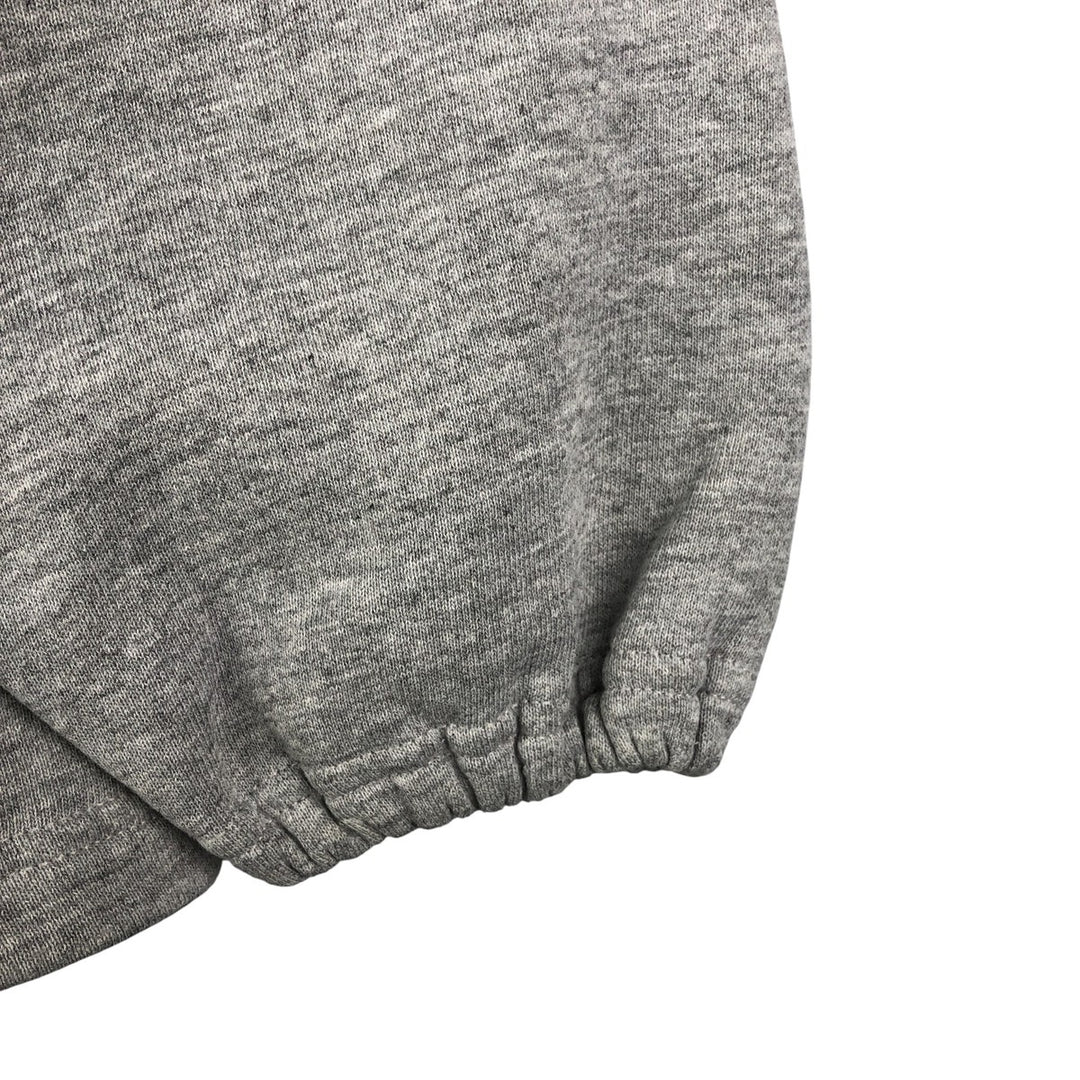 90'S Russell Half-Zip Sweatshirt, Made in USA, Men's Size L, Vintage polyester gray type Vintage Second Hand