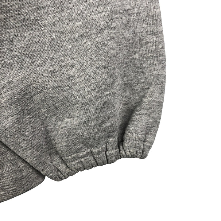 90'S Russell Half-Zip Sweatshirt, Made in USA, Men's Size L, Vintage polyester gray type Vintage Second Hand