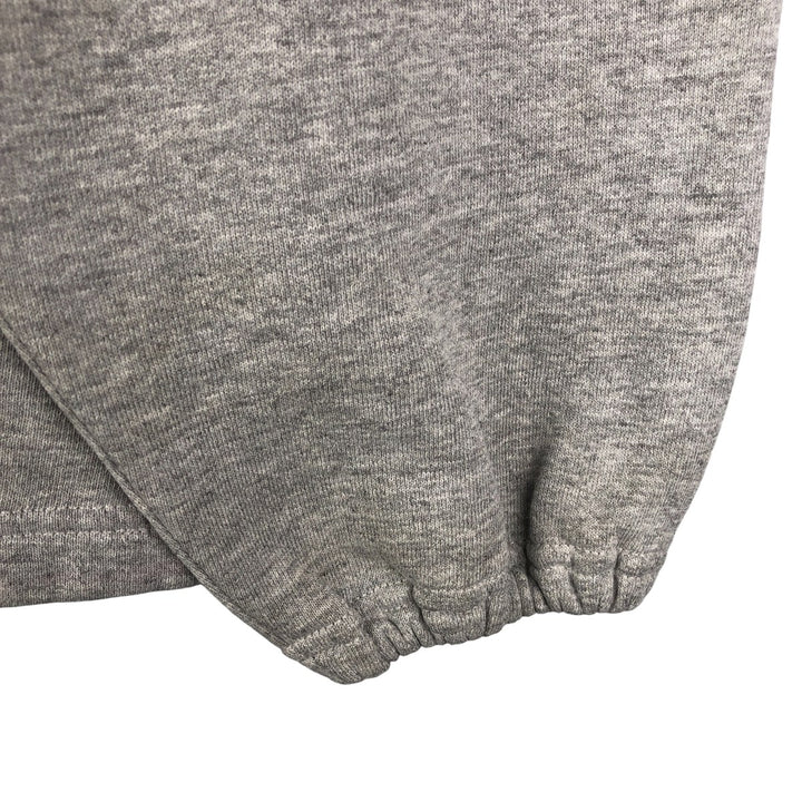 90'S Russell Half-Zip Sweatshirt, Made in USA, Men's Size L, Vintage polyester gray type Vintage Second Hand