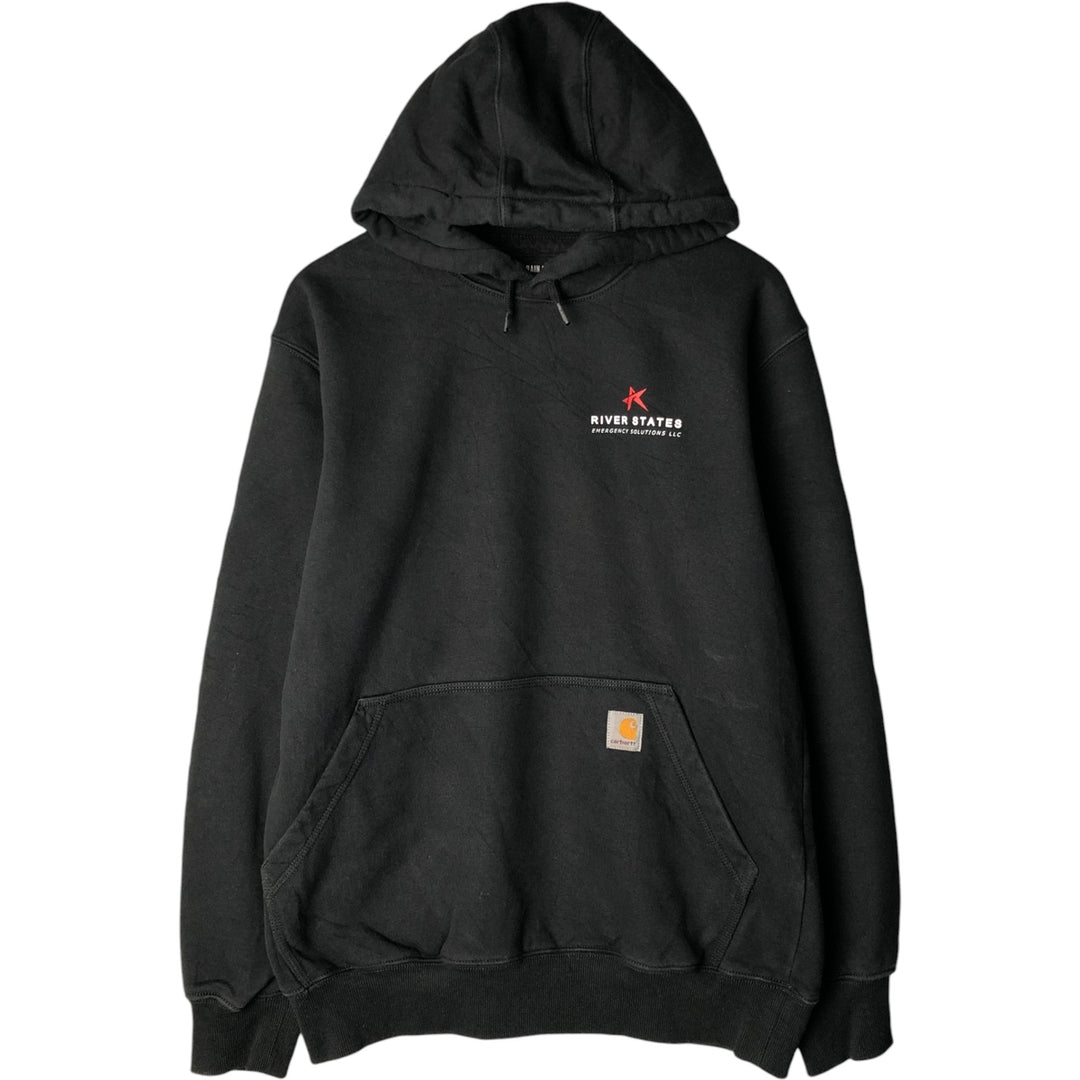 Carhartt Loose Fit Sweat Pullover Hoodie, Men's M Size cotton black type Vintage Second Hand