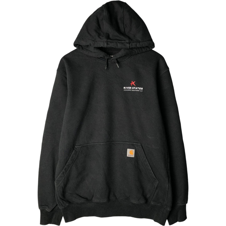 Carhartt Loose Fit Sweat Pullover Hoodie, Men's M Size cotton black type Vintage Second Hand