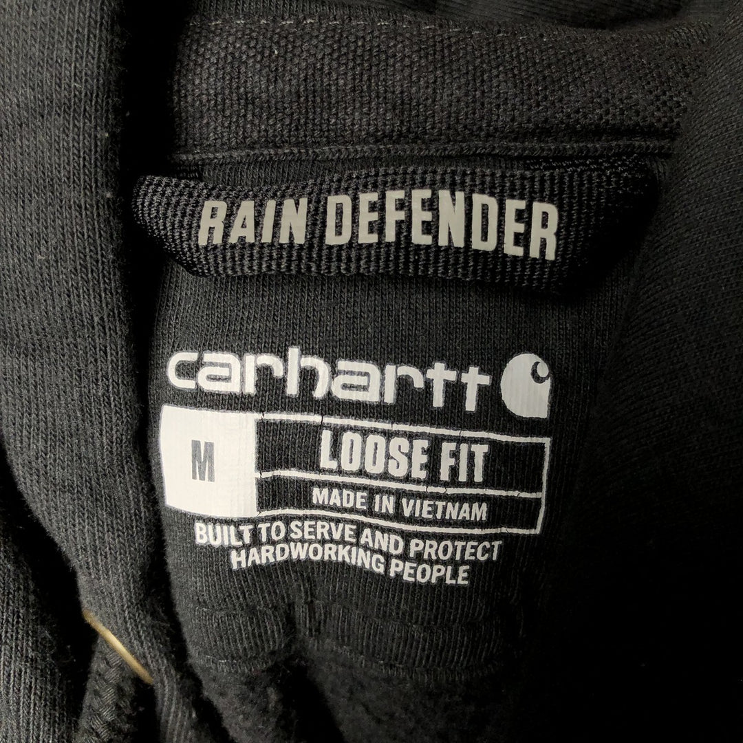 Carhartt Loose Fit Sweat Pullover Hoodie, Men's M Size cotton black type Vintage Second Hand