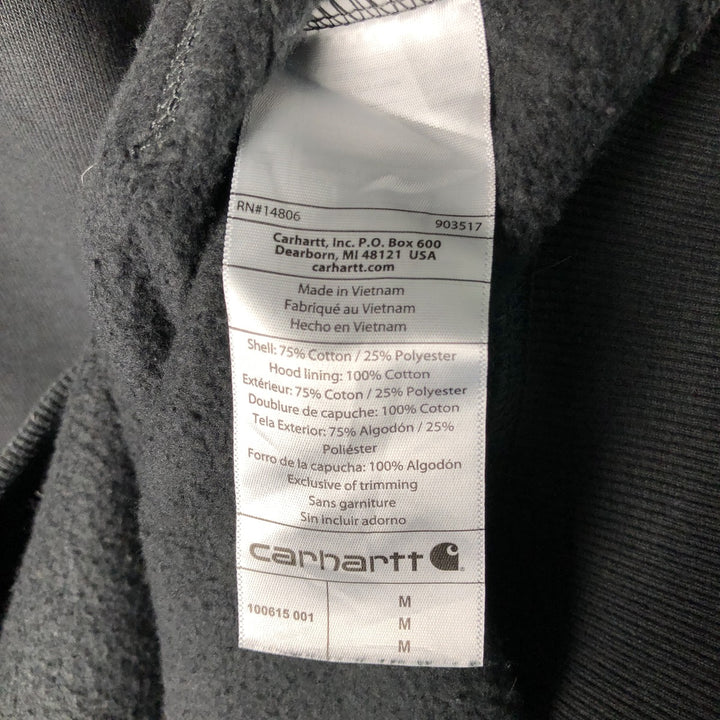 Carhartt Loose Fit Sweat Pullover Hoodie, Men's M Size cotton black type Vintage Second Hand