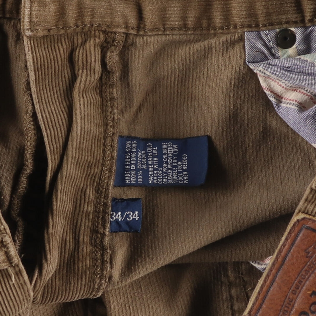 Ralph Lauren POLO by Ralph Lauren Corduroy Pants Men's W36 cotton brown type Vintage Second Hand