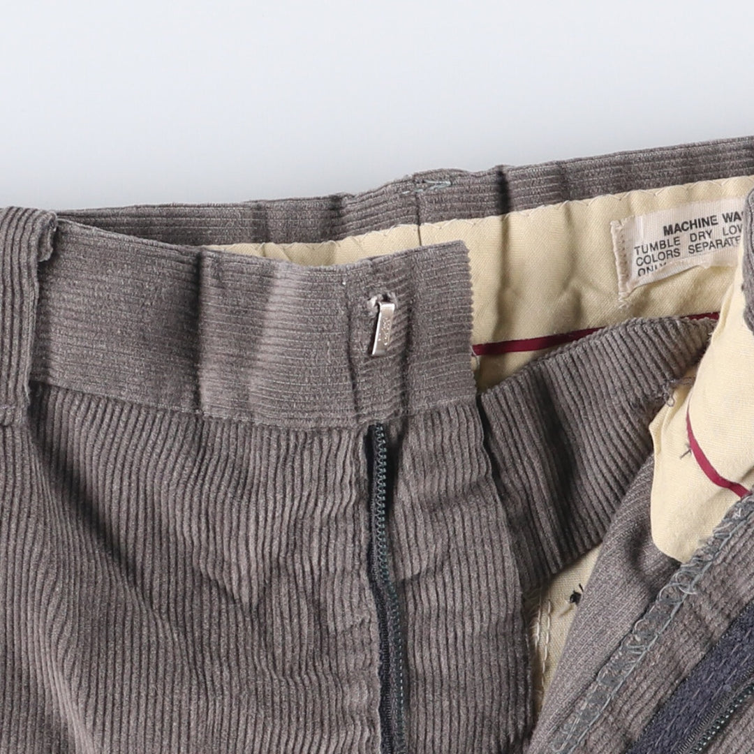 Vintage corduroy pants for men, size W33 unclear Khaki type Vintage Second Hand