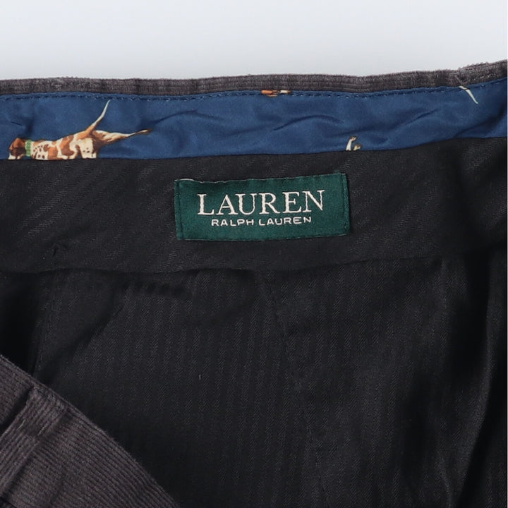 Ralph Lauren LAUREN Lauren Corduroy Pants Men's W34 equivalent unclear gray type Vintage Second Hand