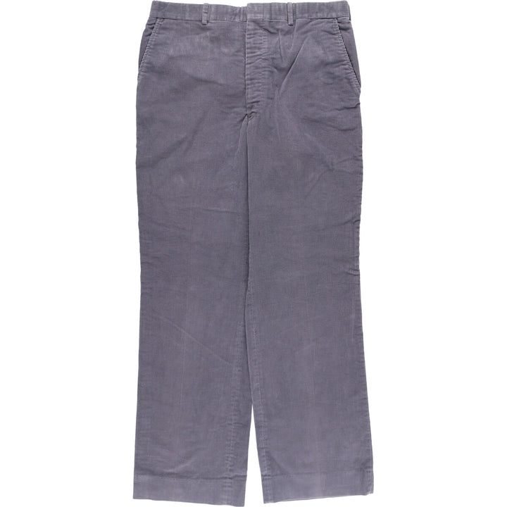 90'S GLENSHIRE Corduroy Pants, Men's, Size 35, Vintage cotton purple type Vintage Second Hand