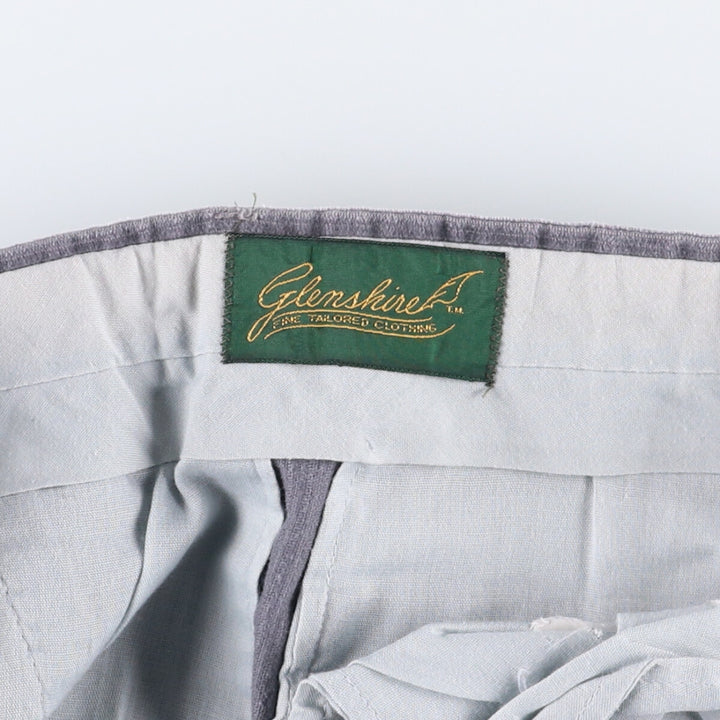 90'S GLENSHIRE Corduroy Pants, Men's, Size 35, Vintage cotton purple type Vintage Second Hand