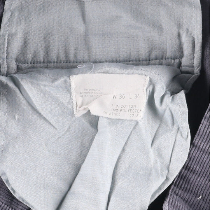 90'S GLENSHIRE Corduroy Pants, Men's, Size 35, Vintage cotton purple type Vintage Second Hand