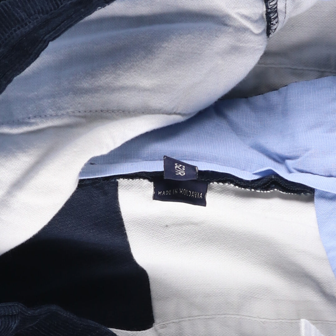 Ralph Lauren POLO by Ralph Lauren Corduroy Pants Men's W37 cotton Navy blue Vintage Second Hand