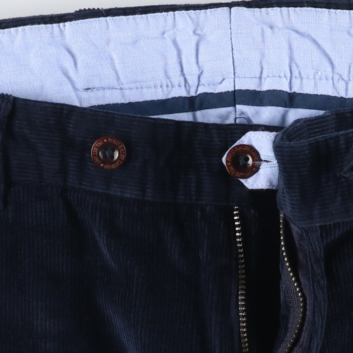 Ralph Lauren POLO by Ralph Lauren Corduroy Pants Men's W37 cotton Navy blue Vintage Second Hand