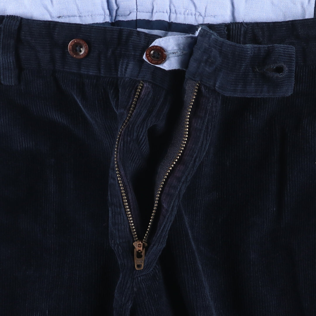 Ralph Lauren POLO by Ralph Lauren Corduroy Pants Men's W37 cotton Navy blue Vintage Second Hand