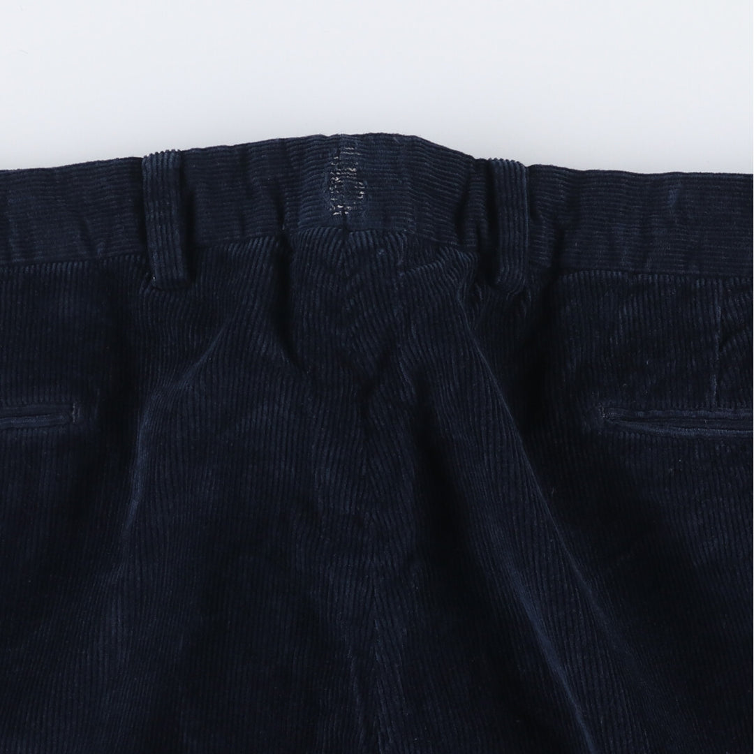 Ralph Lauren POLO by Ralph Lauren Corduroy Pants Men's W37 cotton Navy blue Vintage Second Hand