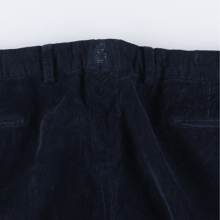 Ralph Lauren POLO by Ralph Lauren Corduroy Pants Men's W37 cotton Navy blue Vintage Second Hand