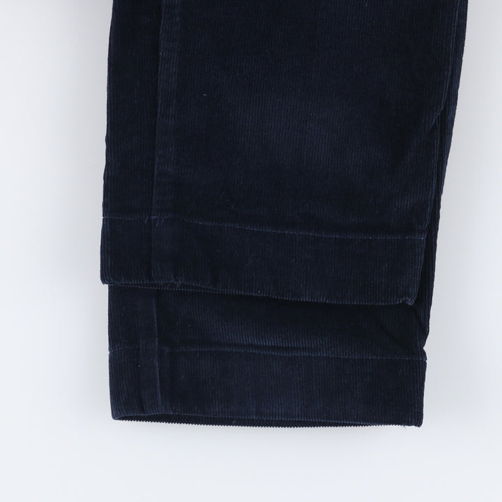 Ralph Lauren POLO by Ralph Lauren Corduroy Pants Men's W37 cotton Navy blue Vintage Second Hand