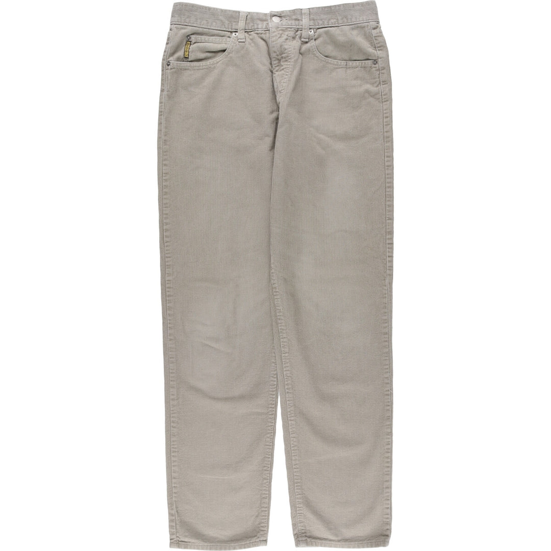 90'S Armani Jeans corduroy pants, men's, size W32, vintage cotton Beige type Vintage Second Hand
