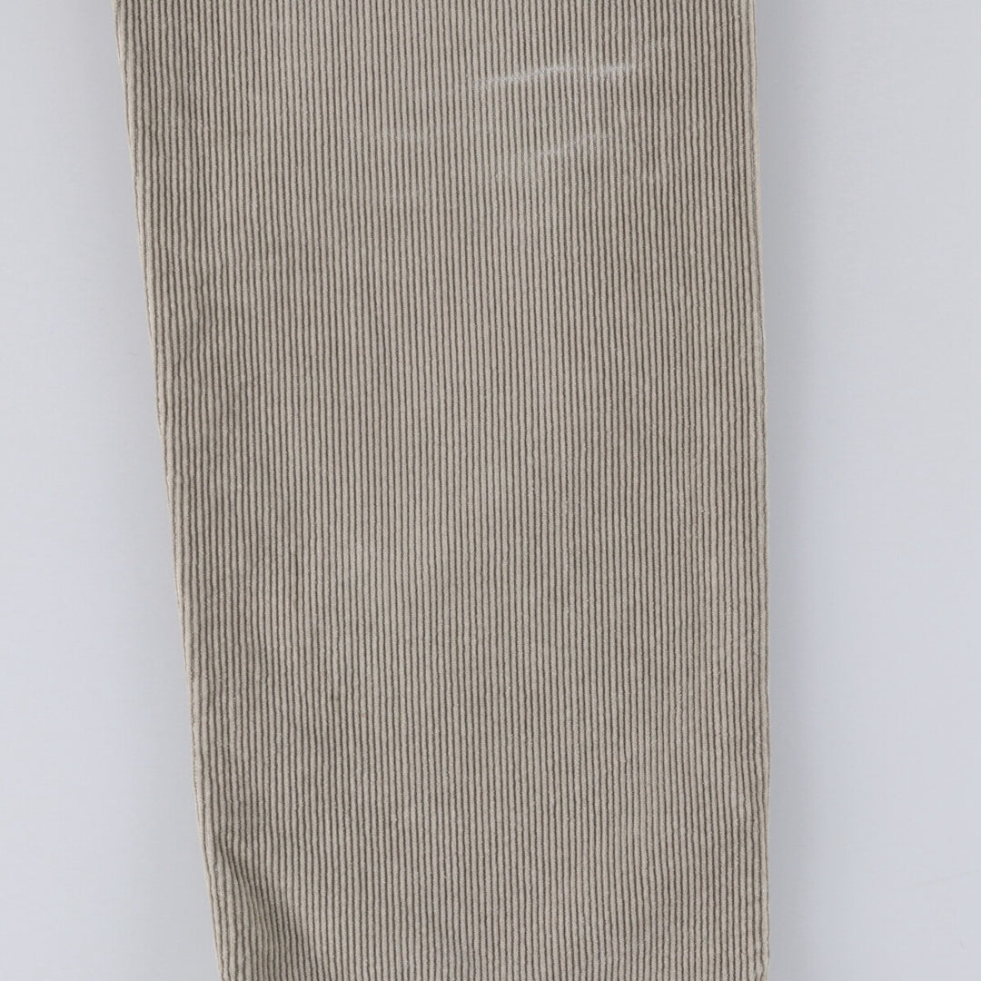 90'S Armani Jeans corduroy pants, men's, size W32, vintage cotton Beige type Vintage Second Hand